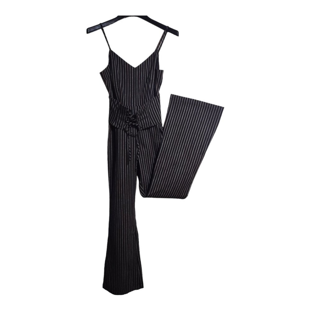 CUPCAKES AND CASHMERE STRIPPED PRINT JUMPSUIT  SZ 0